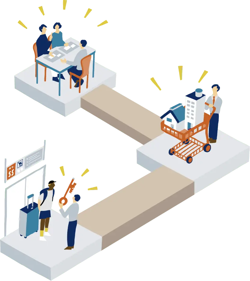 人と人、人と住まいをつなぐ架け橋となりたい