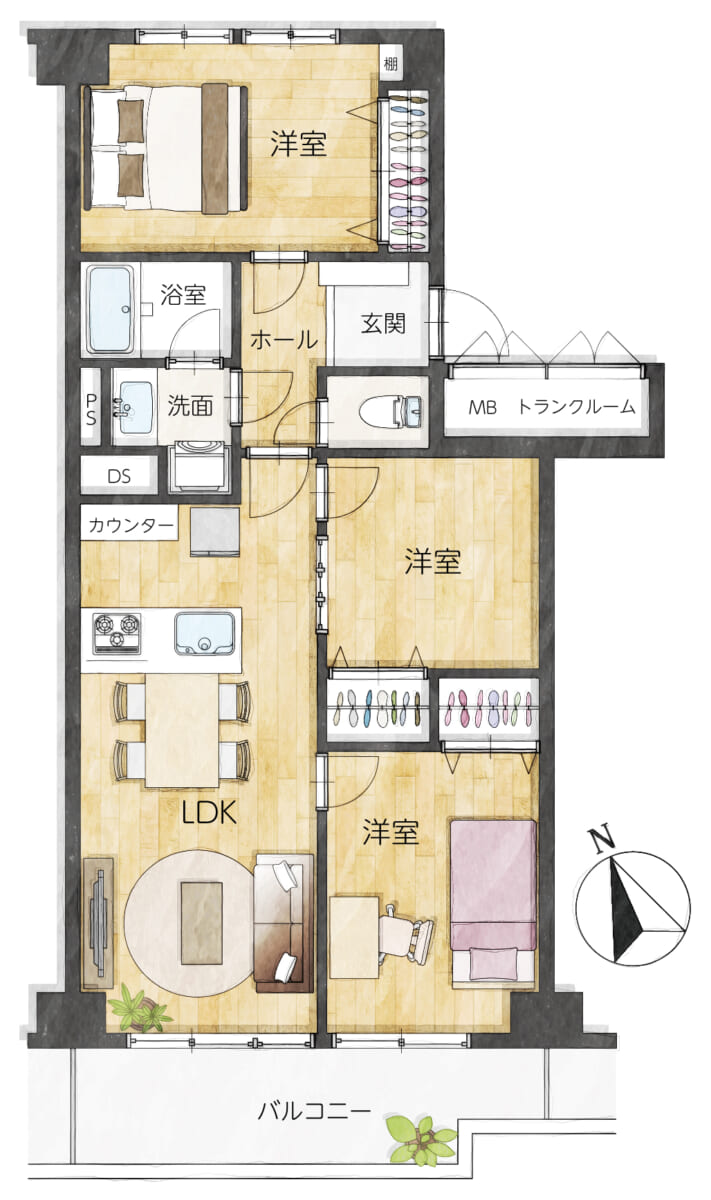 シーアイハイツ南千里A棟