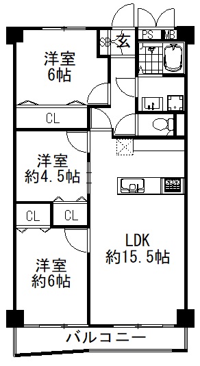 西道頓堀コーポ１号棟