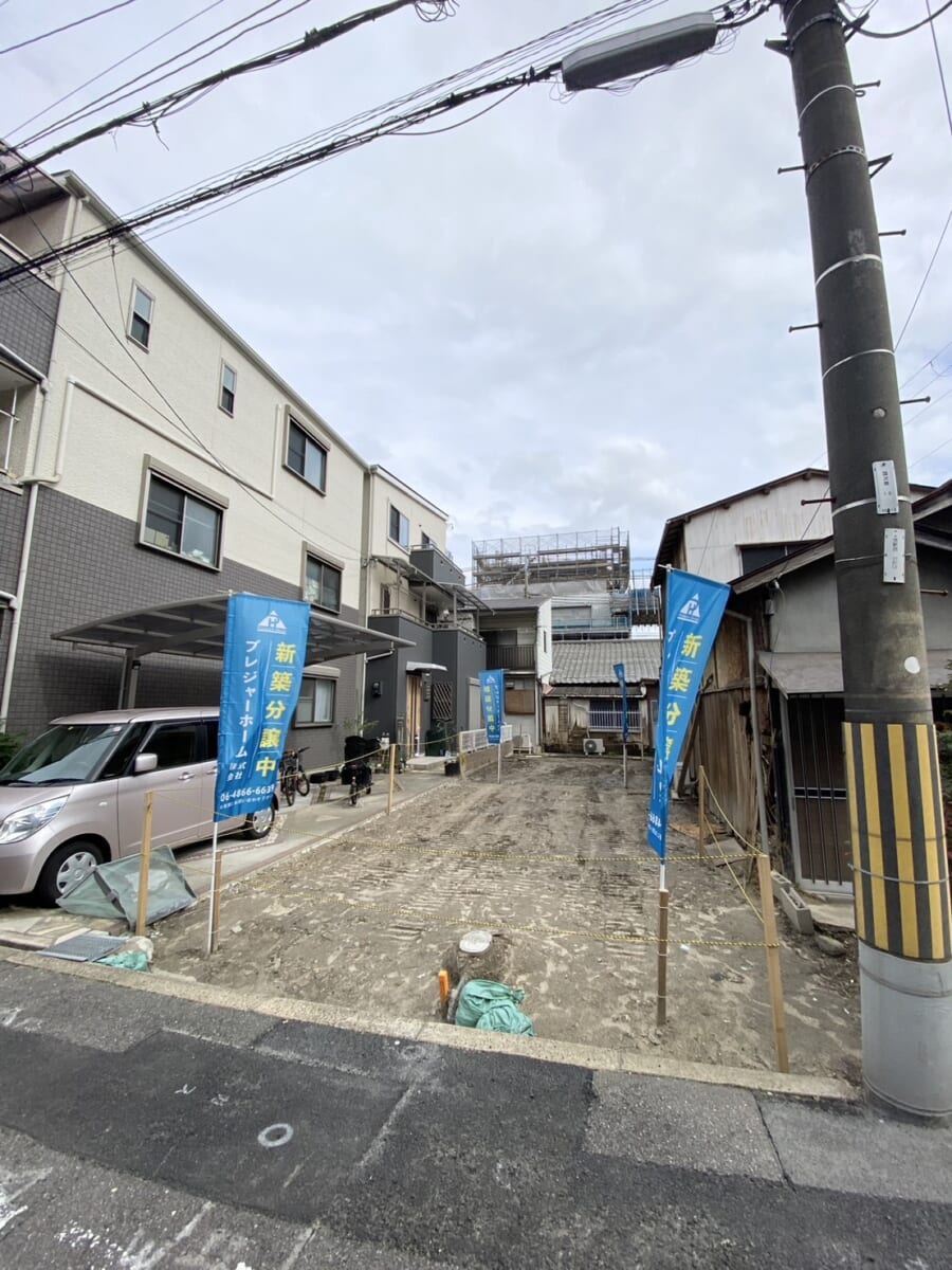 東淀川区淡路二丁目（建築条件なし）