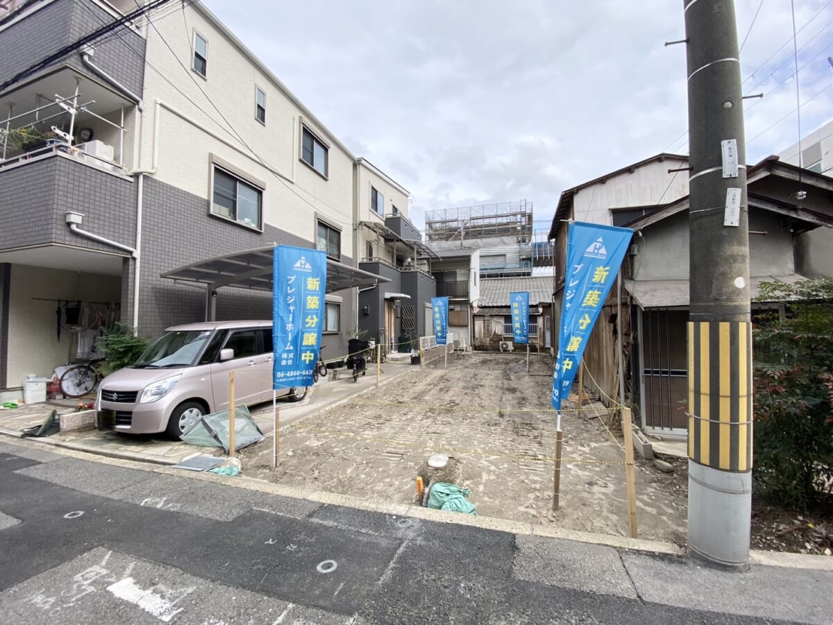 東淀川区淡路二丁目（建築条件付き土地）